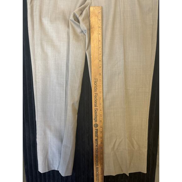 J. Hilburn Italian Fabric Men Trouser/Pant Lined Brown Size 35x32 100% Wool NWT - Picture 4 of 4